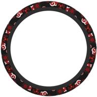 anime red akatsuki cloud universal 15 inch auto car steering wheel covers protective case anti-slip neoprene car wrap protector accessories fit suvs vans sedans cars logo