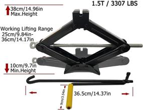 img 1 attached to TENFUN Scissor Stand Foldable Handle