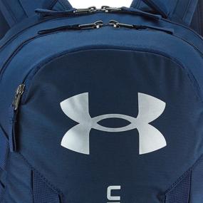 img 2 attached to Under Armour Hustle Backpack Silver Outdoor Recreation in Camping & Hiking