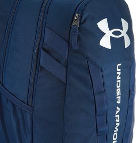 img 1 attached to Under Armour Hustle Backpack Silver Outdoor Recreation in Camping & Hiking