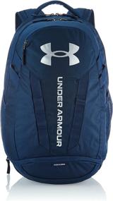 img 4 attached to Under Armour Hustle Backpack Silver Outdoor Recreation in Camping & Hiking