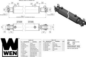img 2 attached to WEN CC3016 Hydraulic Cylinder 16 Inch