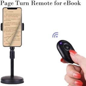 img 3 attached to 🎵 Bluetooth Page Turner & TikTok Remote - Scroll Videos & Control Playback - Compatible with Majority of Cellphones/Tablets (Black)