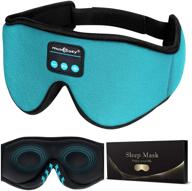 🎧 musicozy sleep headphones 3d bluetooth 5.2 headband sleep mask - wireless headphones with ultra thin speakers, microphones, and eye mask for side sleepers, air travel - great for relaxation and as cool gadgets gifts logo