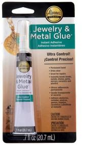 img 4 attached to 💎 Aleene's 21709 Transparent Jewelry & Metal Instant Adhesive, 0.7 Ounce