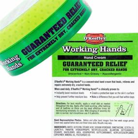 img 1 attached to 💪 Ultimate Bundle for Dry, Cracked Hands: O'Keeffe's Working Hands Cream & Gel Moisturizing Gloves