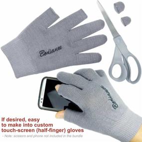 img 3 attached to 💪 Ultimate Bundle for Dry, Cracked Hands: O'Keeffe's Working Hands Cream & Gel Moisturizing Gloves