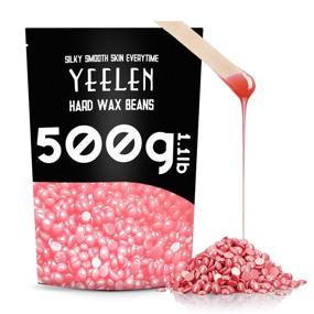 img 4 attached to Yeelen Hair Removal Wax Beads - Full Body Brazilian Bikini Hard Wax Beans (1.1lb) for At-Home Waxing, Face, Eyebrow, Back, Chest, Bikini Areas, Legs - Perfect Refill Compatible with All Wax Warmers