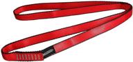 🧗 newdoar 16mm nylon climbing sling runners - 22kn (4840lb) utility cord for rock climbing, anchor systems, rappelling gear, and tree work logo