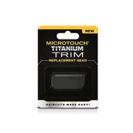 micro touch titanium replacement blade hair care logo