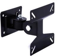 📺 universal slim tilt & swivel full motion tv wall mount bracket for 10-25 inch screen tvs - vesa 75x75mm 100x100mm, 35lbs weight capacity logo