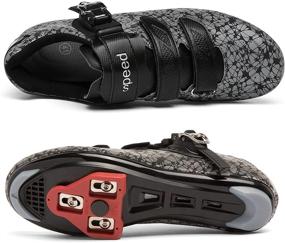 img 2 attached to Premium Men's Road Bike Shoes with Look Delta Cleat: Ideal for Peloton Indoor Cycling and Road Pedals