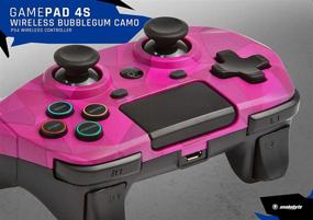 img 1 attached to 🐍 Snakebyte Gamepad S Wireless PS4 Controller - Bubblegum Camo: Perfect for PlayStation 4 Gaming