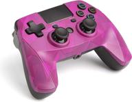 🐍 snakebyte gamepad s wireless ps4 controller - bubblegum camo: perfect for playstation 4 gaming логотип