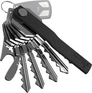 🔑 stylish and durable aluminum stainless steel keychain clips organizer logo