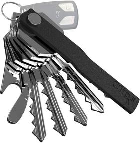 img 4 attached to 🔑 Stylish and Durable Aluminum Stainless Steel Keychain Clips Organizer
