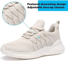 img 3 attached to 👟 AKK Womens Sneakers Tennis Shoes: Comfort Lightweight Non-Slip Athletic Footwear for Gym, Running, Work & Casual Wear