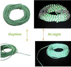 img 2 attached to Enhance Safety and Visibility with TRIWONDER Reflective Nylon Paracord - 50 Feet of High-Quality Tent Guyline Rope for Outdoor Adventures and Camping