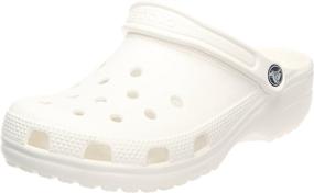 img 3 attached to White Crocs Unisex Classic Women's Shoes: Comfortable and Stylish Footwear for Any Occasion