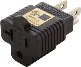 img 4 attached to 15 Amp Household Plug to 20 Amp T-Blade Female Adapter by AC WORKS: Optimize your search!
