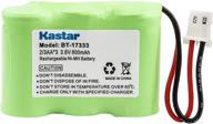 🔋 kastar 1-pack 2/3aa 3.6v 800mah 5264 ni-mh rechargeable battery for v-tech cordless phones: 80-1338-00-00, 89-1332-00-00, 89-1338-00, bt-17333, bt-27333, bt-17233, bt-27233, bt-163345, bt-263345 logo