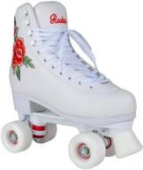 rookie women rollerskate rosa white логотип