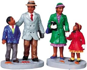 img 1 attached to 🏛️ 2009 African American Christmas Village Figurines - Church Set of 2