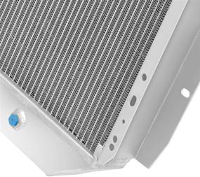 img 2 attached to 🔥 DNA Motoring RA-F10068-2 2-Row Aluminum Radiator: F-100/F-150/F-250 & Bronco Compatible (68-79)