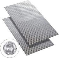 🔶 satinior 3600pcs 5mm x 5mm self-adhesive mini square glass mosaic tiles - decorative craft diy accessory mirrors logo