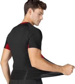 img 2 attached to 🏳️ Queerier Men's Compression Shirts: Cool Dry Short Sleeve Workout T-Shirt for Baselayer Sport - 1 Pack