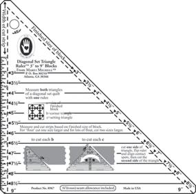 img 1 attached to Марти Митчелл Диагональный Треугольник 3 дюйма.