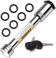 🔒 herlich 5/8-inch trailer hitch lock pin: secure your 2 & 2-1/2 inch receivers with anti-theft protection & 6 o-rings logo