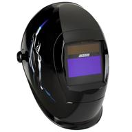 jackson safety lightweight smartiger variable auto darkening filter welding helmet: balder technology, torch dancer design, black - universal size [46139] logo