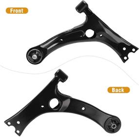 img 1 attached to AUTOSAVER88 Front Lower Control Arm - Compatible with Toyota Corolla, Matrix, Celica, Pontiac Vibe - A Pair (Left & Right) - 2003-2013 Models