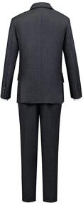 img 1 attached to 👔 Plsily Boys Suits Toddler Formal Kids Complete Wedding Outfit Dresswear - Stylish Attire for Young Gentlemen