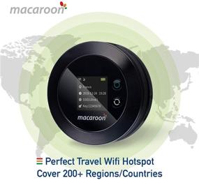 img 1 attached to 📶 Macaroon Mobile Wi-Fi Hotspot Device - High Speed Wi-Fi Router with 60GB Data for 90 Days in the US, SIM-Card Free, Pocket Wi-Fi, Free Roaming, Worldwide Coverage, Ideal for Travel, Home, M1 (M1-60G-90DAYS)