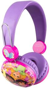 img 4 attached to 🎧 HP1-01057 Dora The Explorer Over-Ear Headphones – Soft Cushioned Ear Pieces, Adjustable Headband, Great Sound, Volume Limiting Technology – Suitable for All Sizes