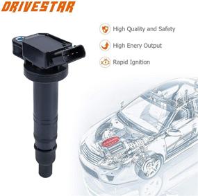 img 2 attached to 🚗 Высококачественный комплект зажигания DRIVESTAR UF495 для Toyota Camry, 4Runner, Tacoma, Tundra, Fj Cruiser, Solara - 2.4L, 2.7L, 4.0L V6 UF495 5C1419 C1426 IC575 (комплект из 4 штук)