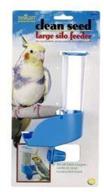 🐦️ enhance your bird's feeding experience with jw pet company insight silo feeder: available in large size and assorted colors logo
