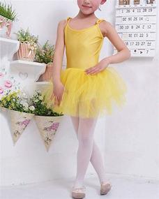 img 3 attached to 👧 Adorable Buenos Ninos Girl's Ballet Clothes: Leotard, Tutus, Dance Dress, Tights, Skirts - Perfect Kids Toddler Costume Clothing