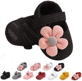 img 4 attached to Tuoting Infant Bowknot Princess Months Apparel & Accessories Baby Girls in Shoes