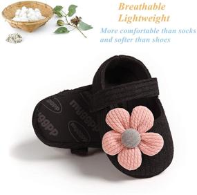 img 3 attached to Tuoting Infant Bowknot Princess Months Apparel & Accessories Baby Girls in Shoes