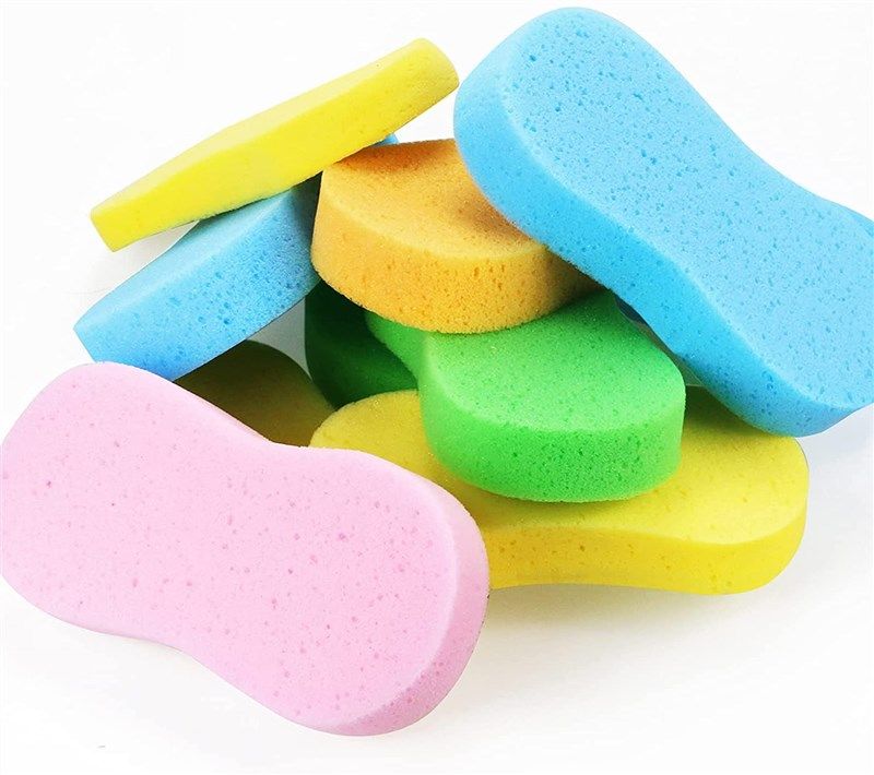 Faxco 10 Pcs Car Wash Sponges, Car Cleaning Large Sponges, Washing Car  Sponge Pads, Colorful Soft Wash Sponge Pads