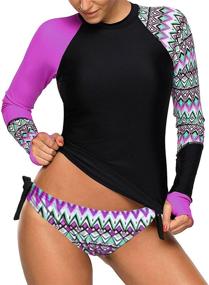 img 4 attached to EVALESS Colorblock Tankini Swimsuit XXX Large Women's Clothing and Swimsuits & Cover Ups