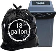 🗑️ nicesh 18 gallon 90 counts trash bags: superior quality, large capacity waste solution logo