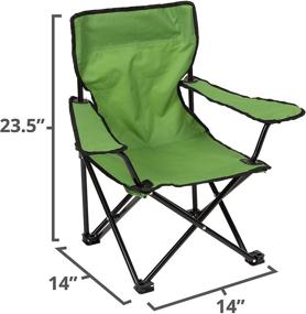 img 1 attached to Pacific Play Зеленое изумрудное детское кресло Super Folding Chair: Удобное, прочное и стильное!