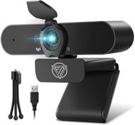 📹 full hd 1080p webcam with microphone: ideal for video calling, recording, online teaching and gaming on desktop pc, laptop, mac, and more! logo