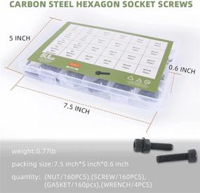 img 2 attached to BULYZER Socket Washers Assortment Steel，M2