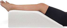 img 4 attached to Leg Elevation Pillow Memory Foam Bedding