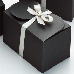 img 3 attached to 🎁 Hayley Cherie 20-Pack Black Kraft Treat Boxes: Elegant and Durable Gift Boxes for All Occasions